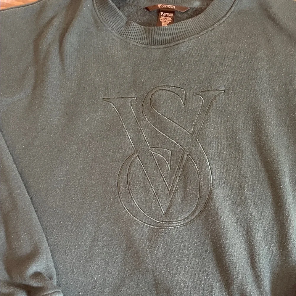 Victoria's Secret Crewneck Sweater in Deep Green - Picture 3 of 4